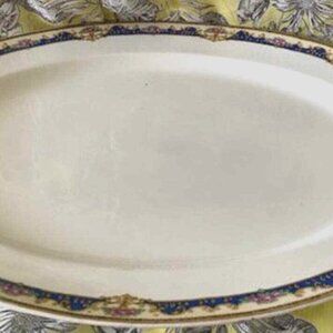 Vintage Haviland Gold Paragon serving platter 16" English Cottage Holiday Chic​